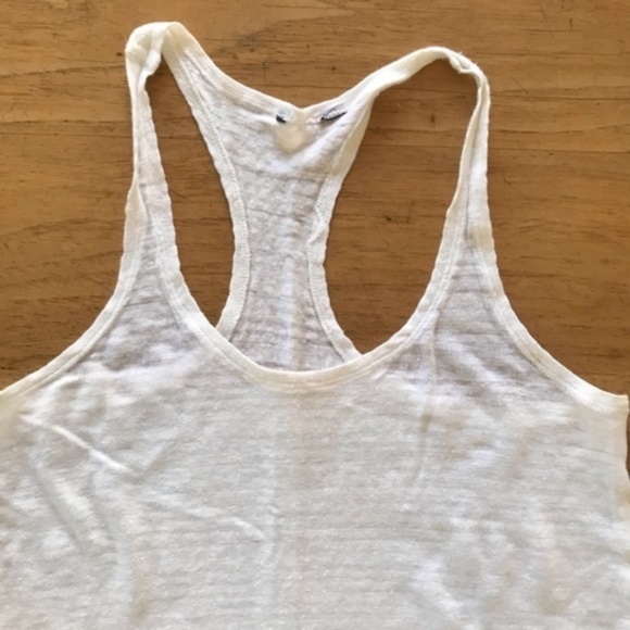 JOE’S JEANS Faded Sheer Stripe Racerback Tank - Picture 3 of 8